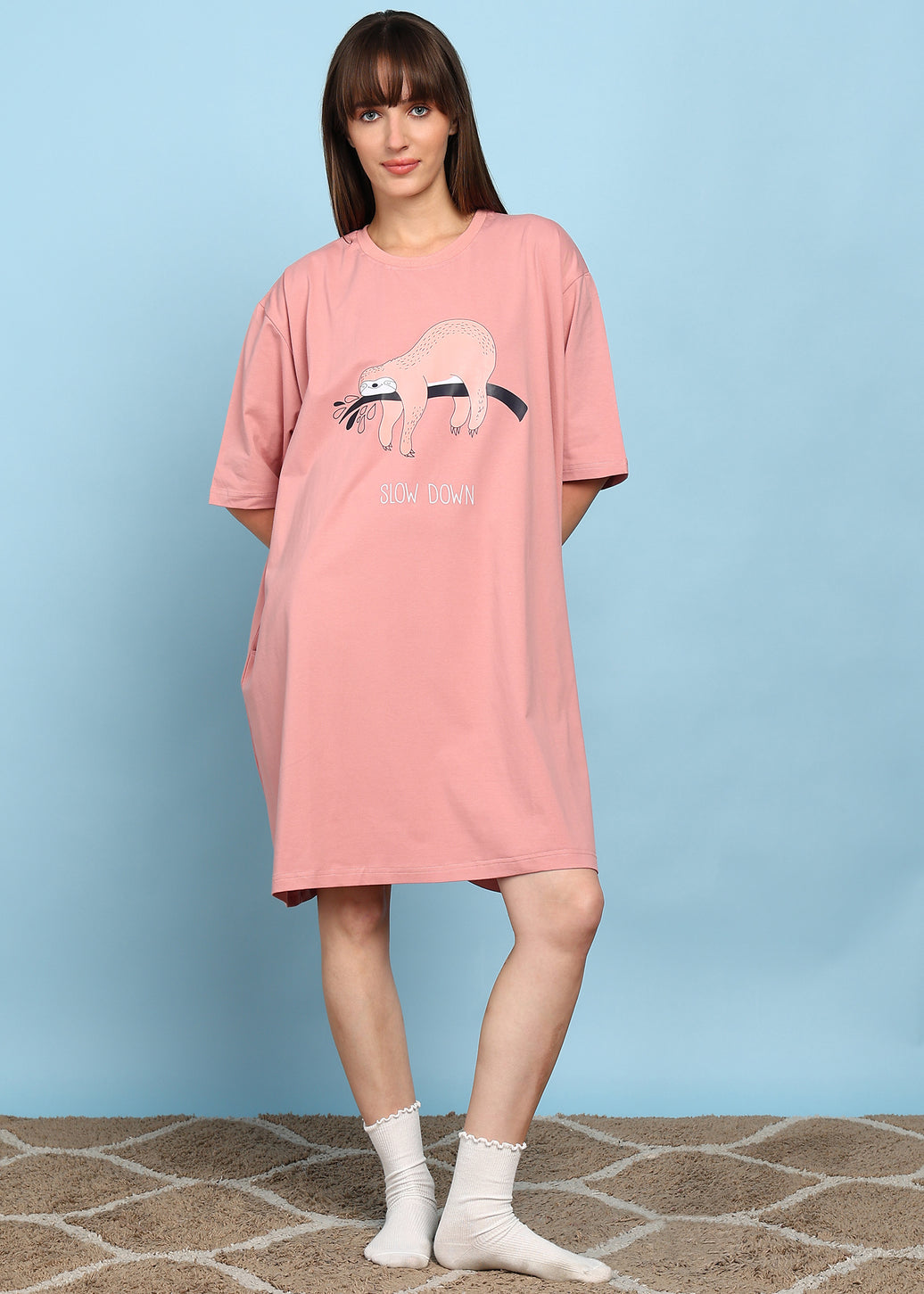 Oversized Sloth Switchover Tee