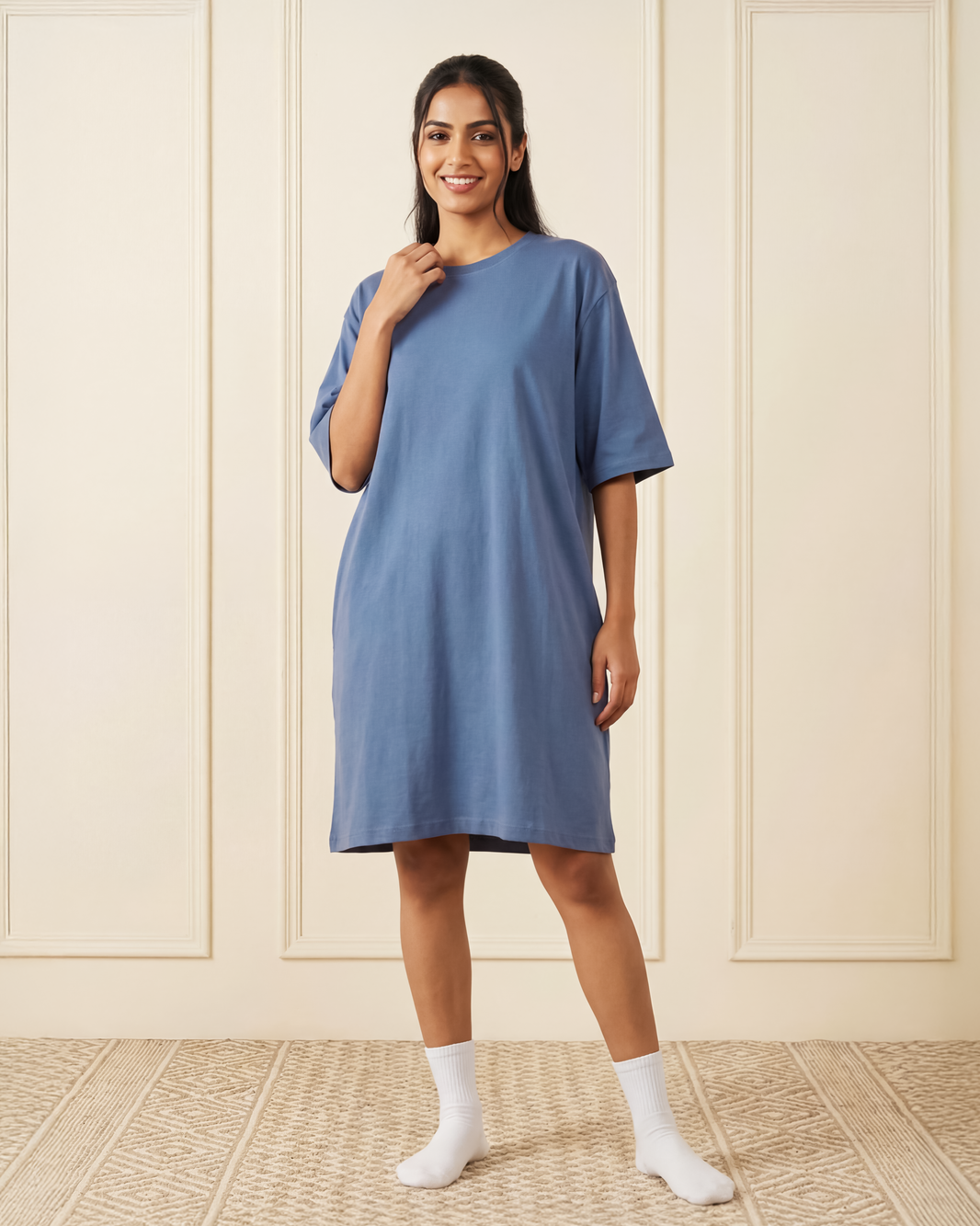 Oversized Solid Switchover Tee