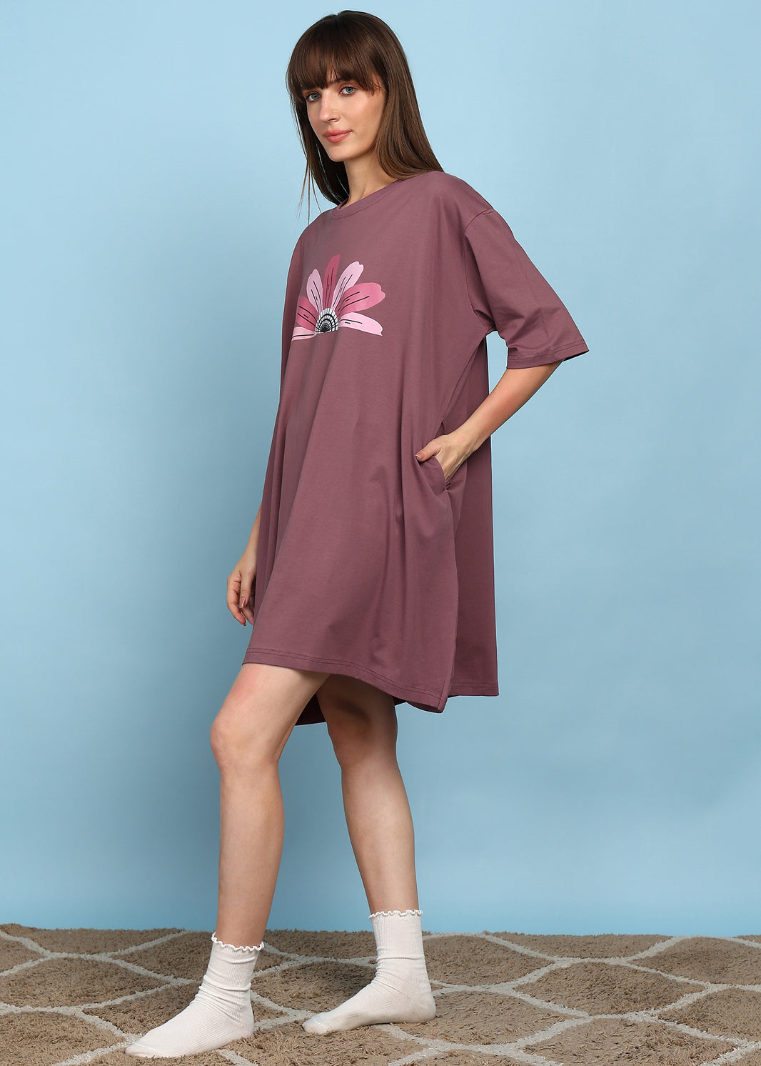 Oversized Flower Switchover Tee