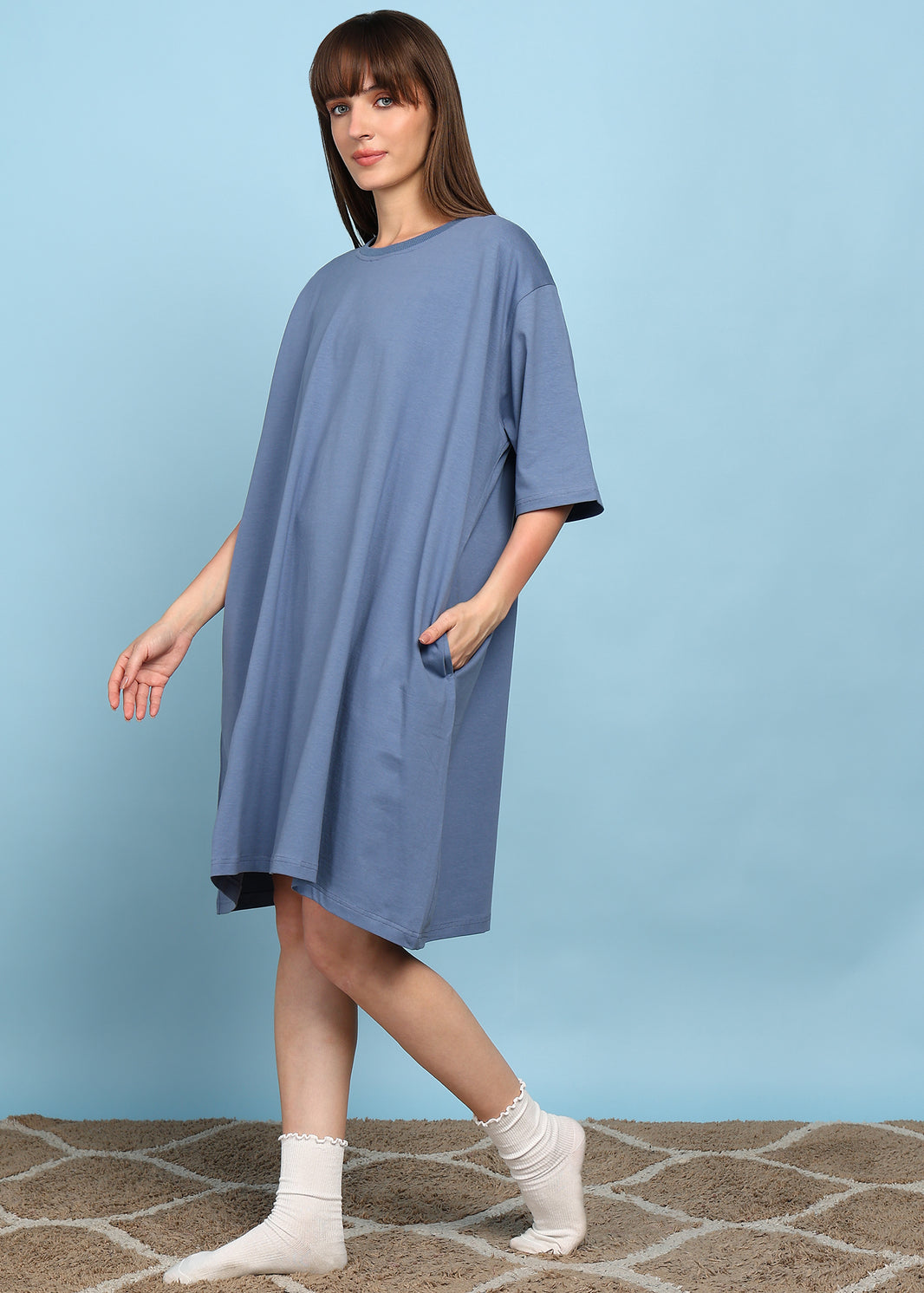 Oversized Solid Switchover Tee