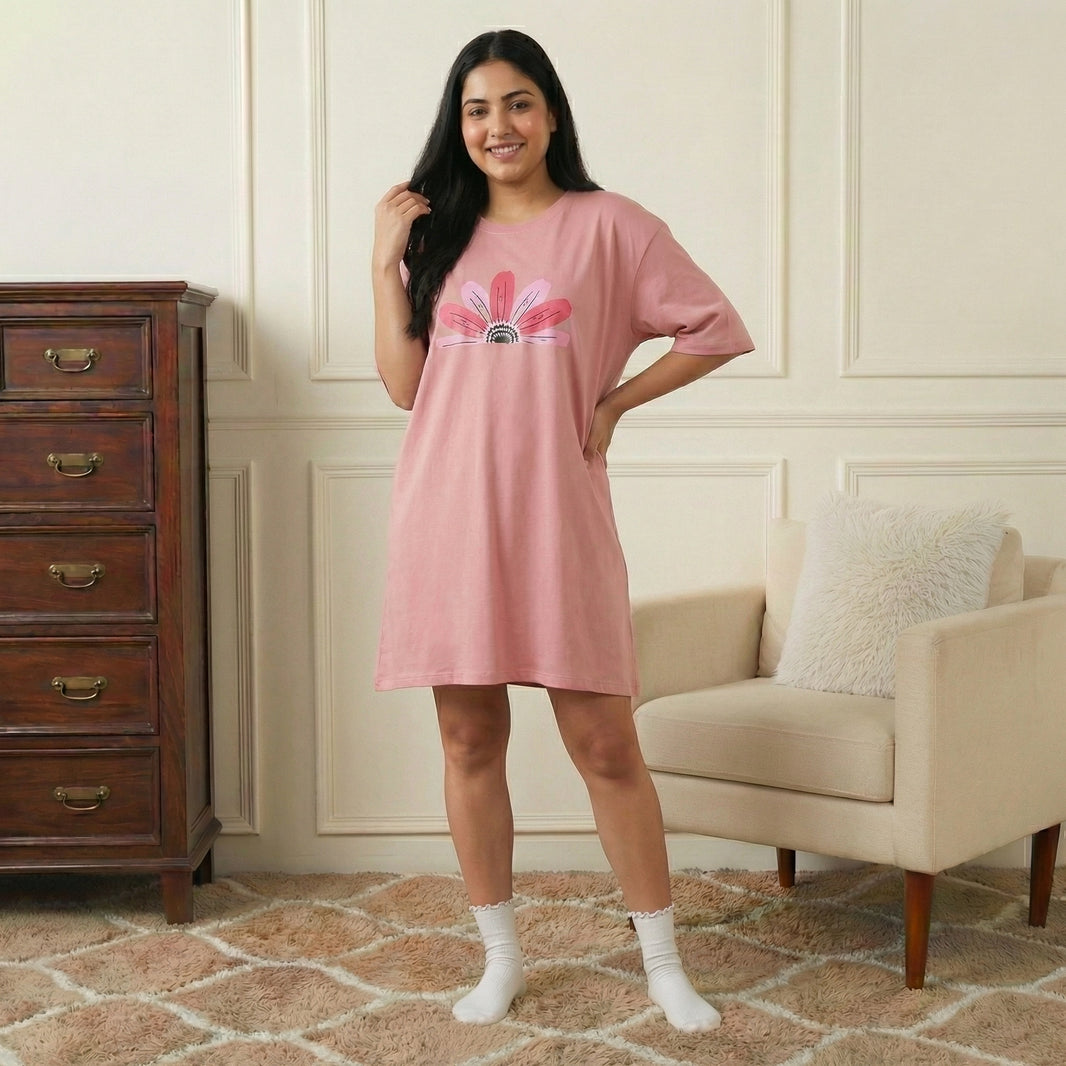 Oversized Flower Switchover Tee