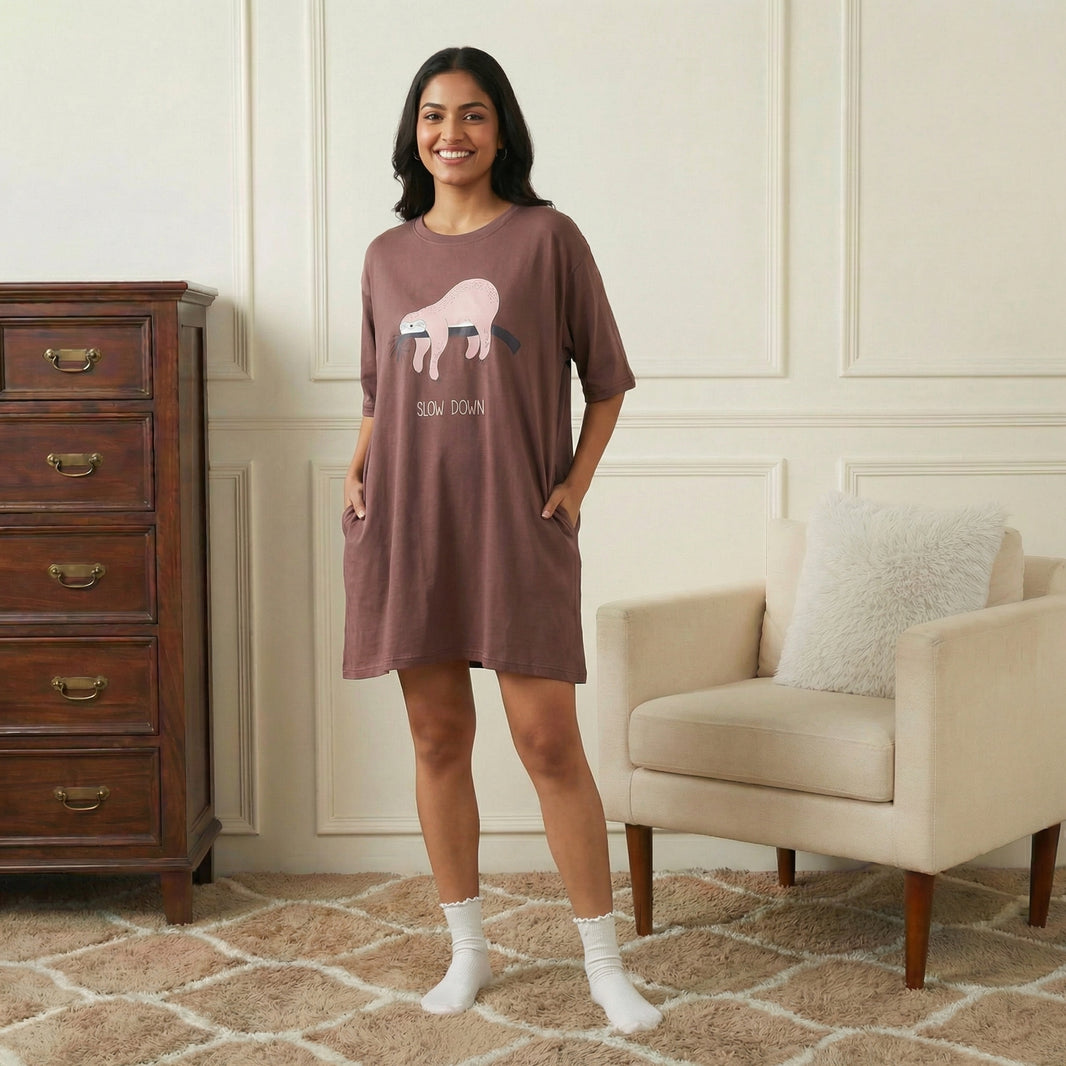 Oversized Sloth Switchover Tee