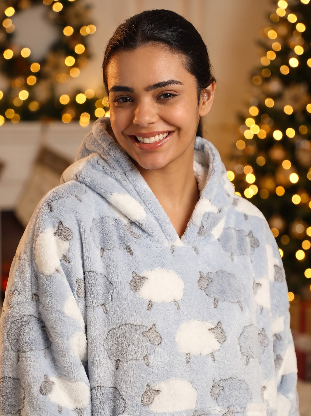 Cozy Sheep Unisex Wearable Blanket Hoodie