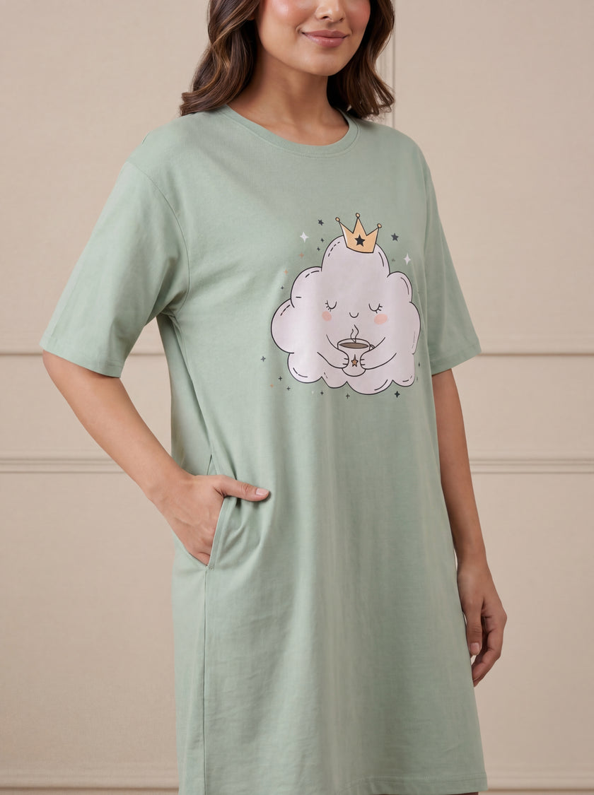 Oversized Cloud Switchover Tee