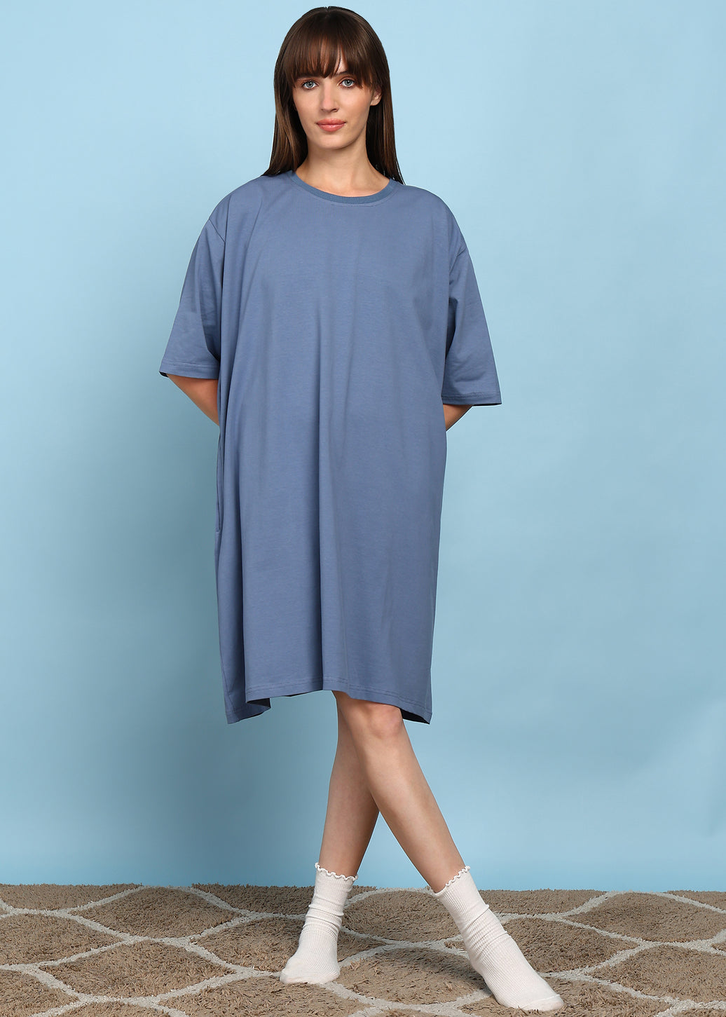 Oversized Solid Switchover Tee