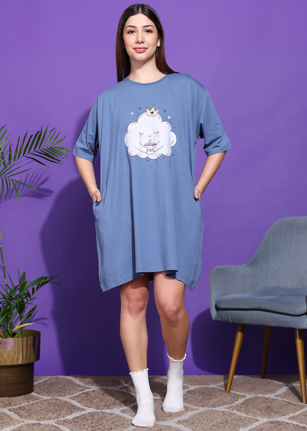 Oversized Cloud Switchover Tee