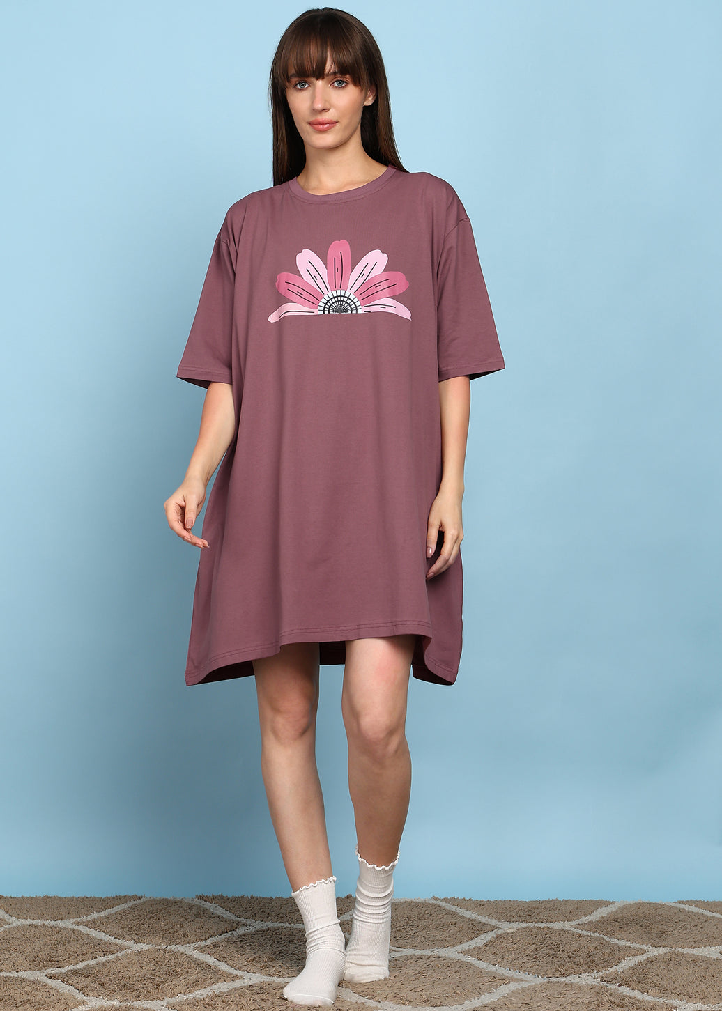 Oversized Flower Switchover Tee