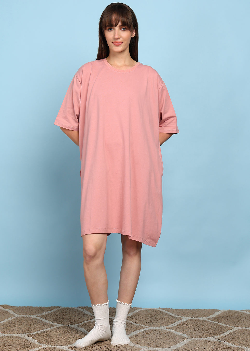 Oversized Solid Switchover Tee