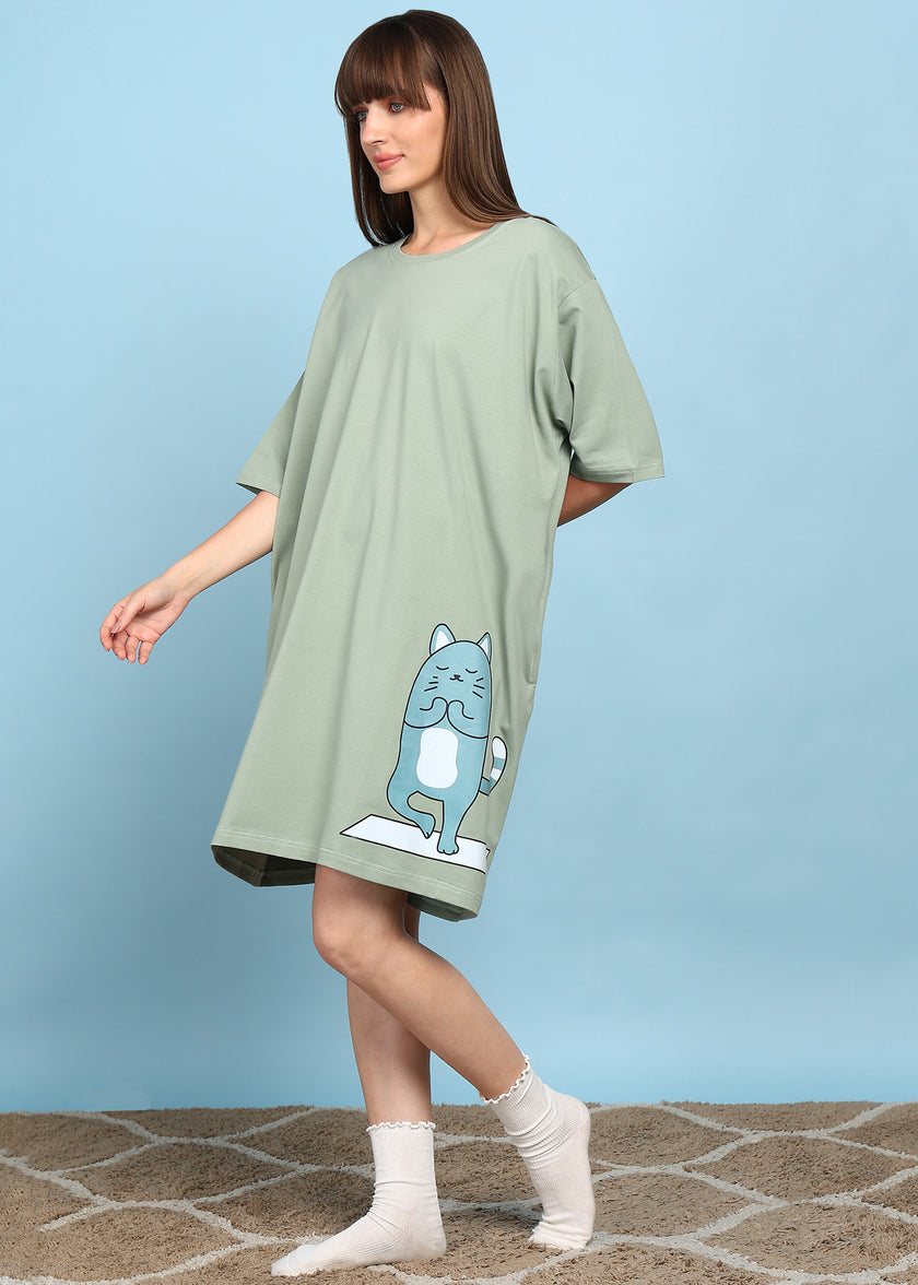 Oversized Yoga Switchover Tee