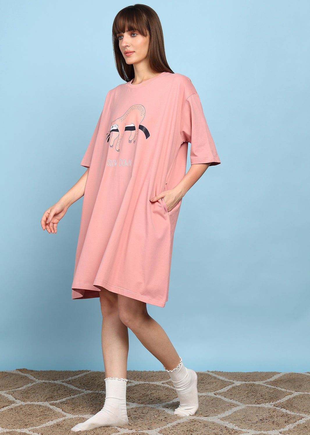 Oversized Sloth Switchover Tee