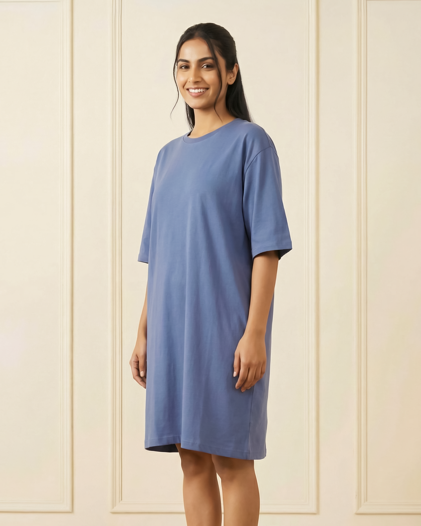 Oversized Solid Switchover Tee