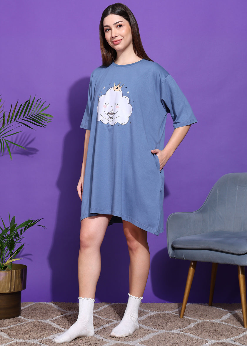 Oversized Cloud Switchover Tee
