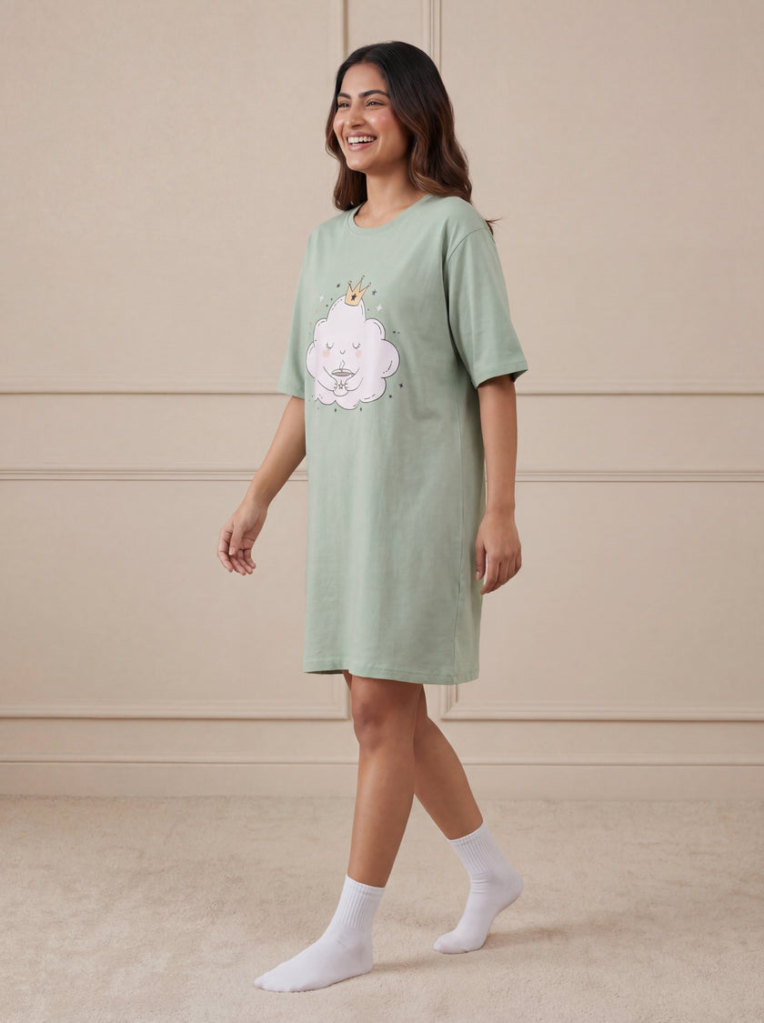 Oversized Cloud Switchover Tee