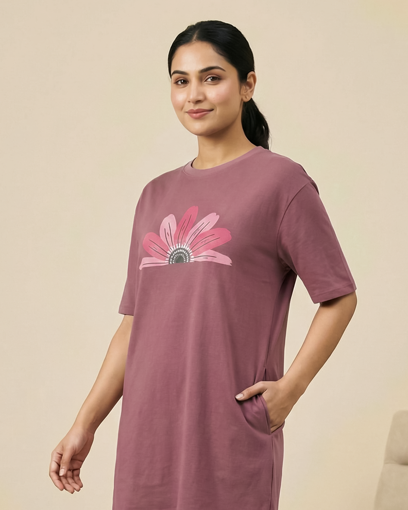 Oversized Flower Switchover Tee