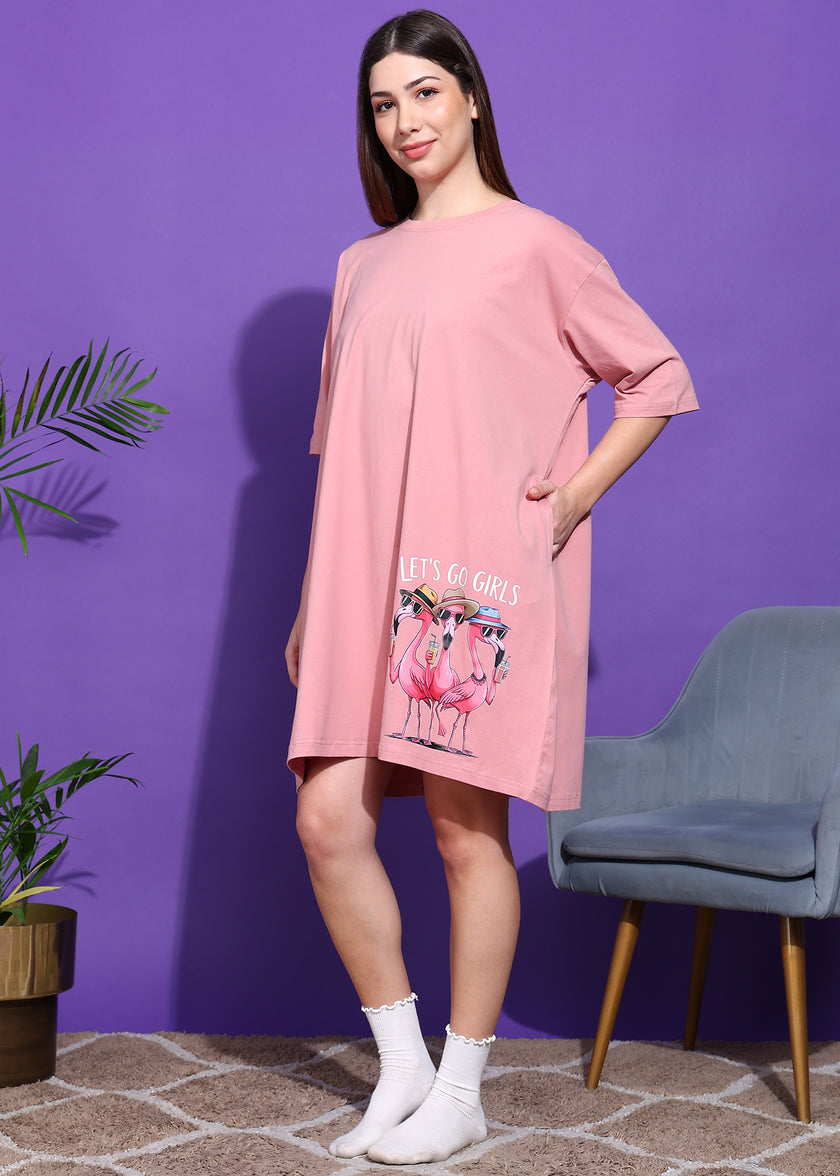 Oversized Go Girls Switchover Tee