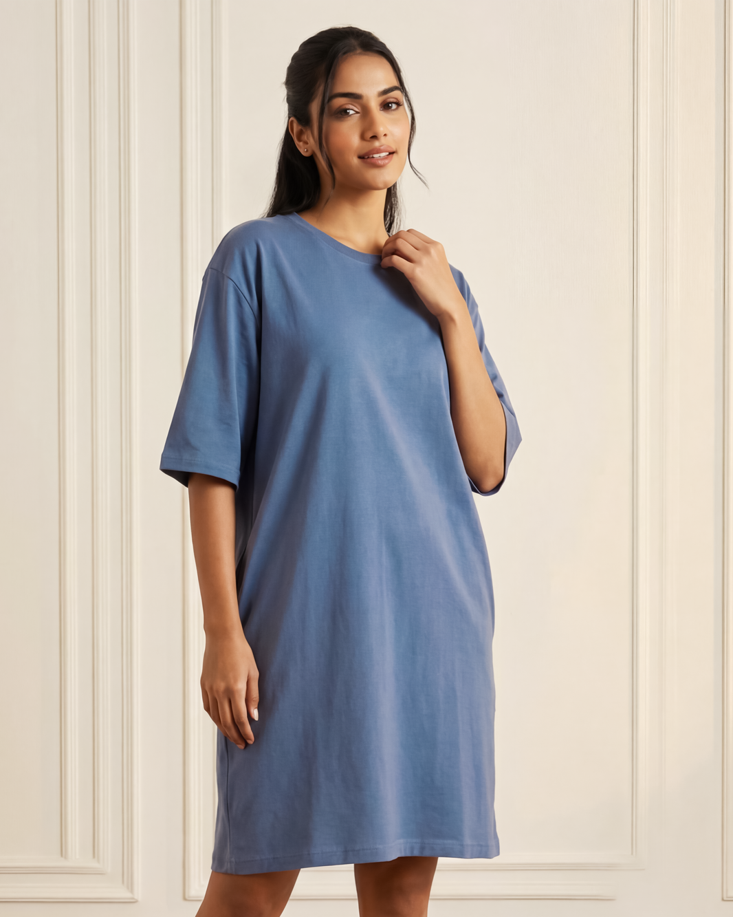 Oversized Solid Switchover Tee