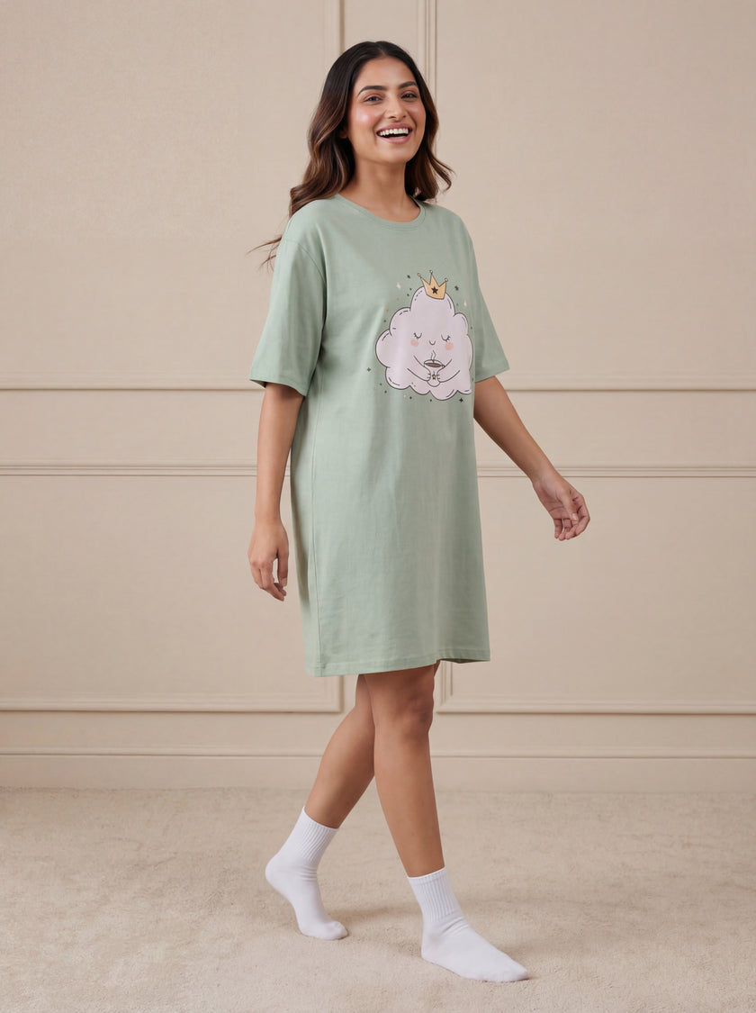 Oversized Cloud Switchover Tee