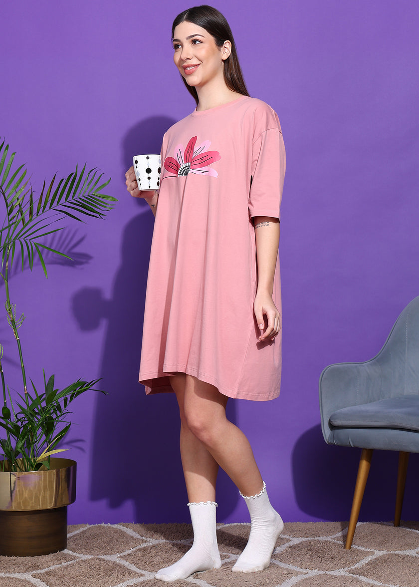 Oversized Flower Switchover Tee