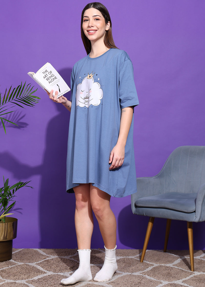 Oversized Cloud Switchover Tee