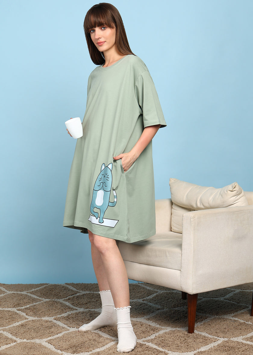 Oversized Yoga Switchover Tee