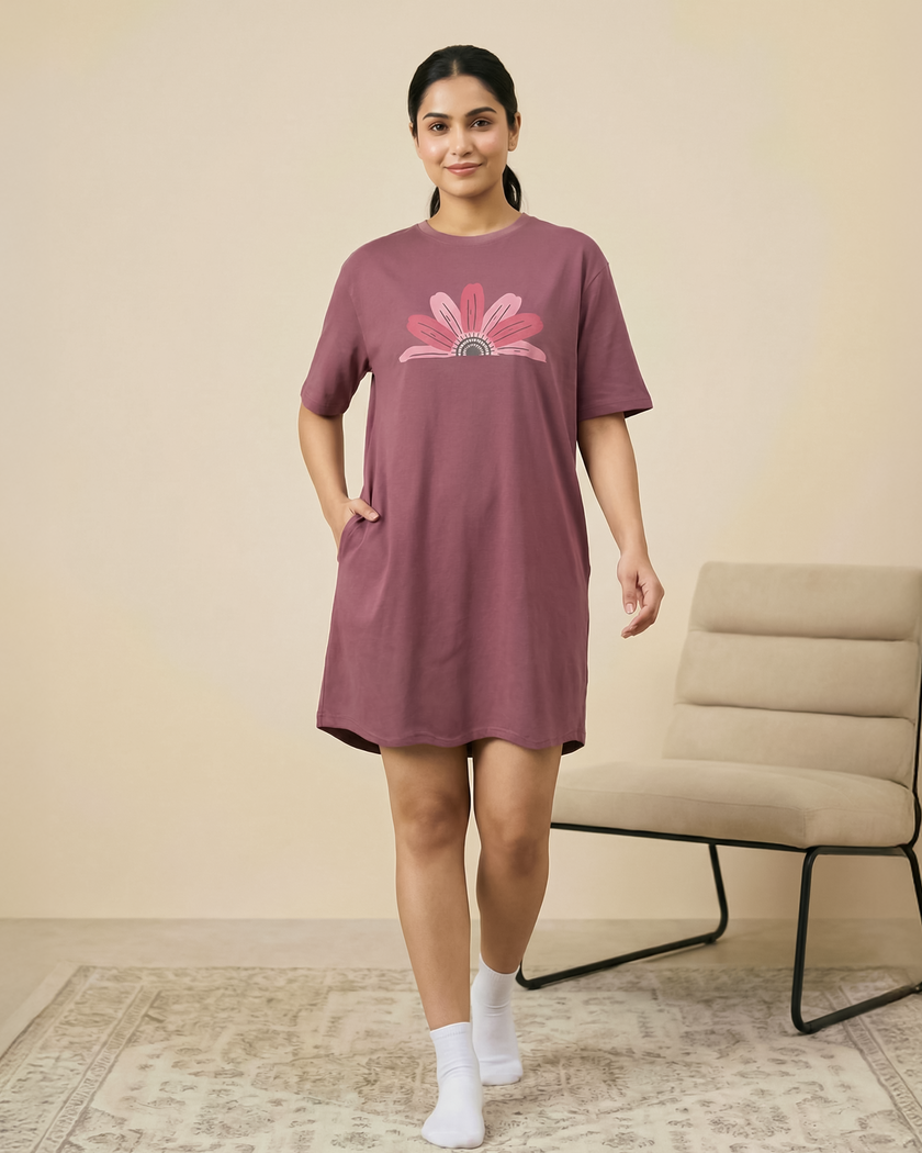 Oversized Flower Switchover Tee