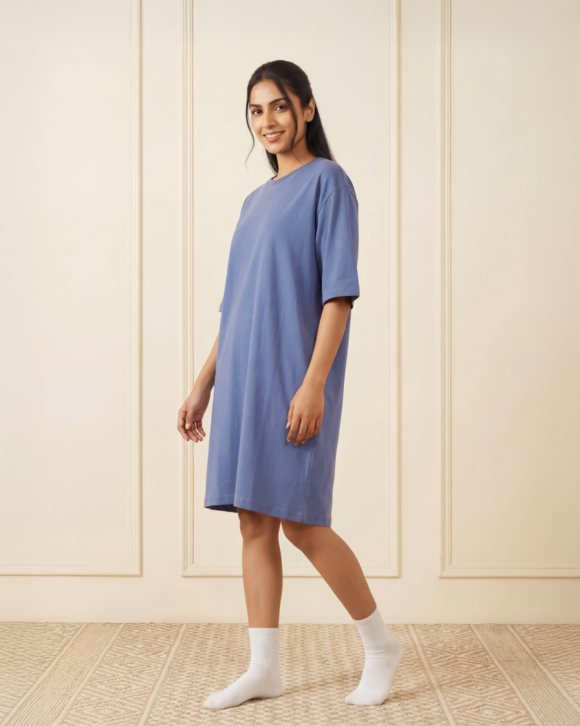 Oversized Solid Switchover Tee