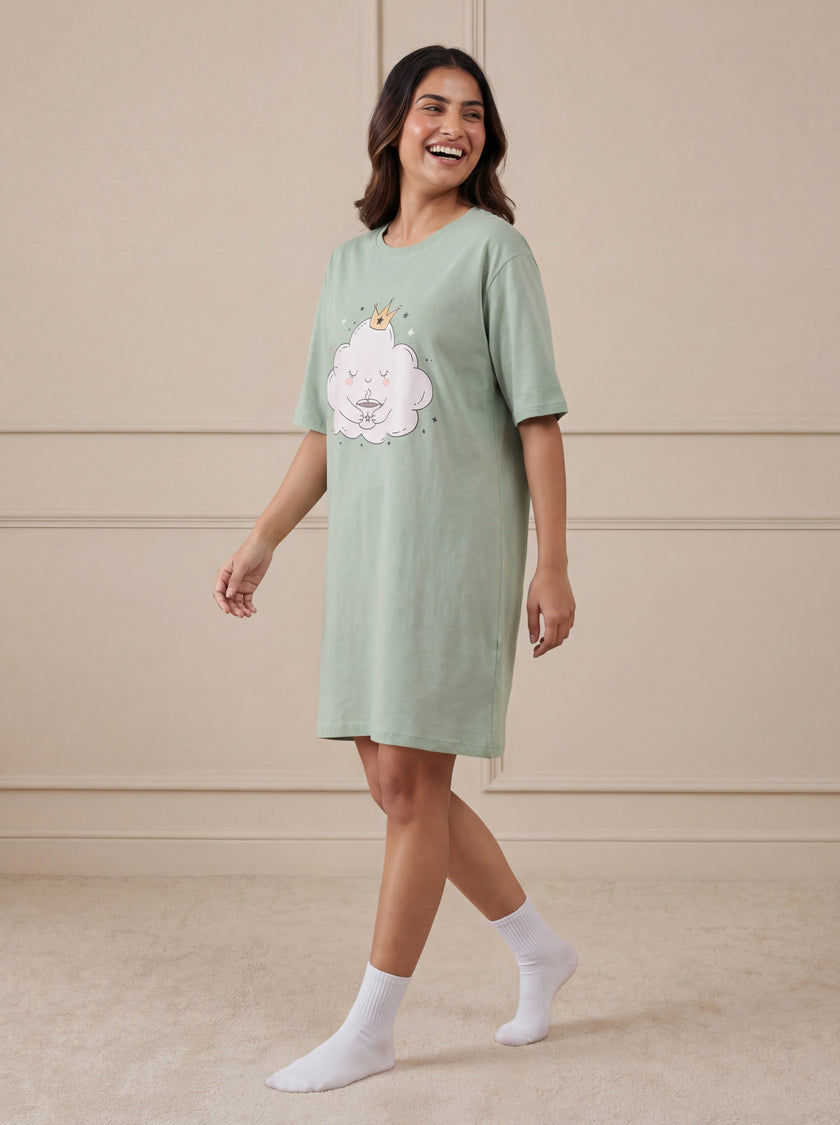 Oversized Cloud Switchover Tee