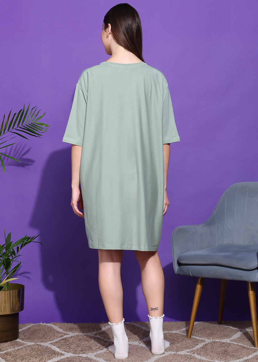 Oversized Avocado Switchover Tee
