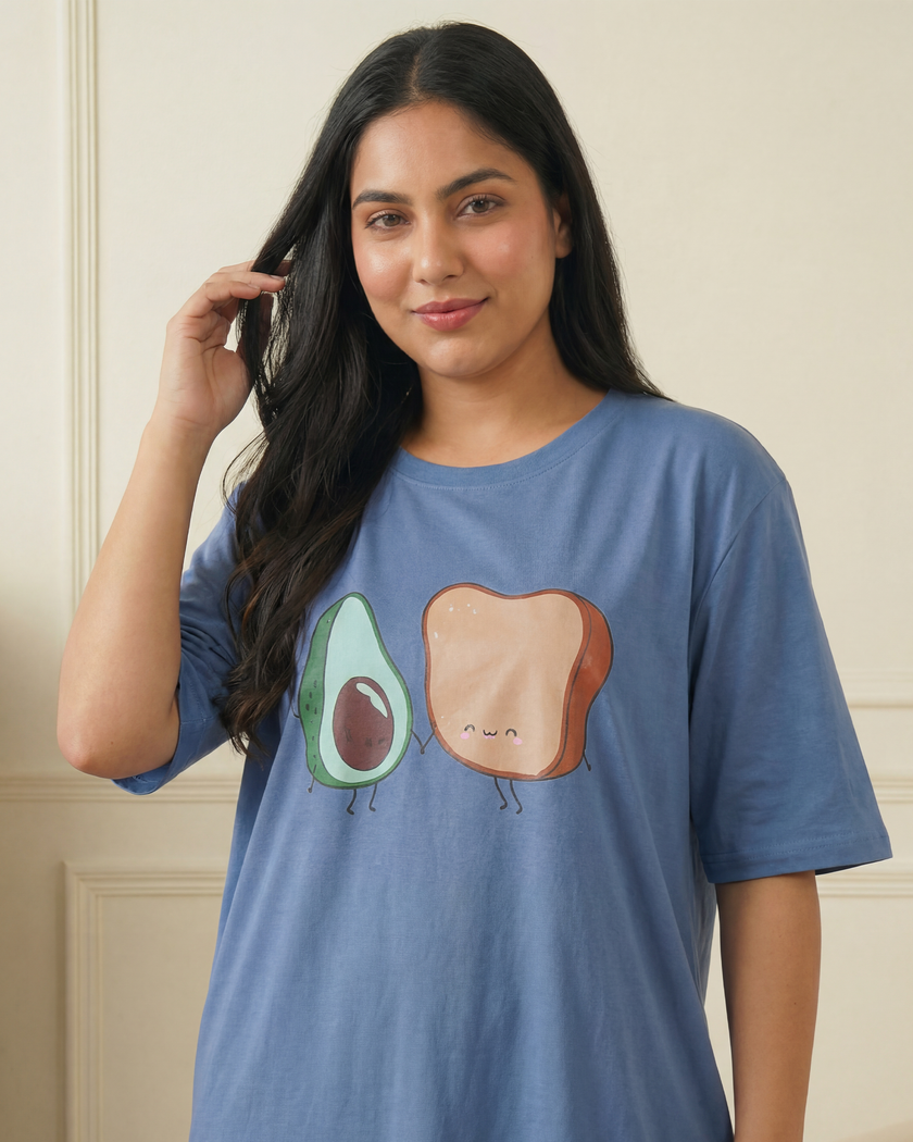 Oversized Avocado Switchover Tee