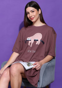 Oversized Sloth Switchover Tee