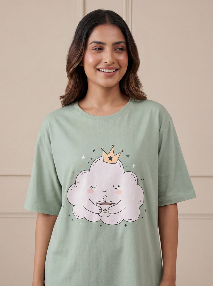 Oversized Cloud Switchover Tee