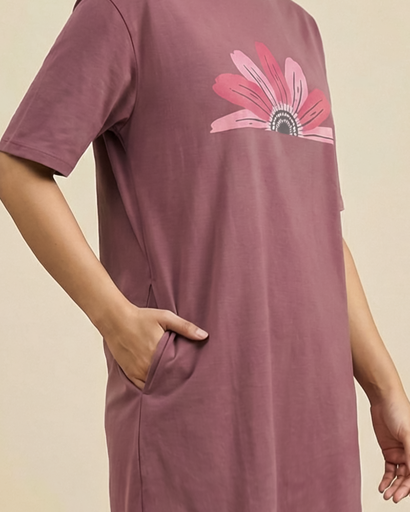 Oversized Flower Switchover Tee