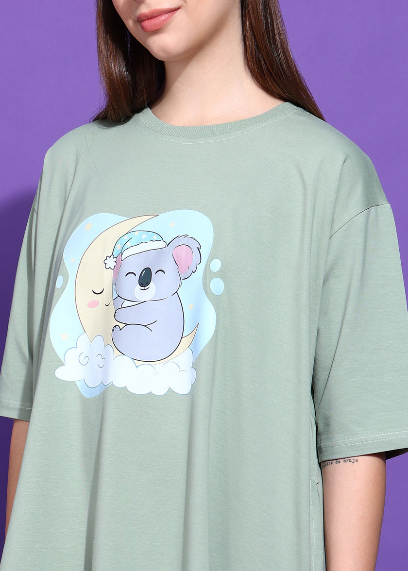 Oversized Koala Switchover Tee