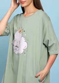 Oversized Cloud Switchover Tee