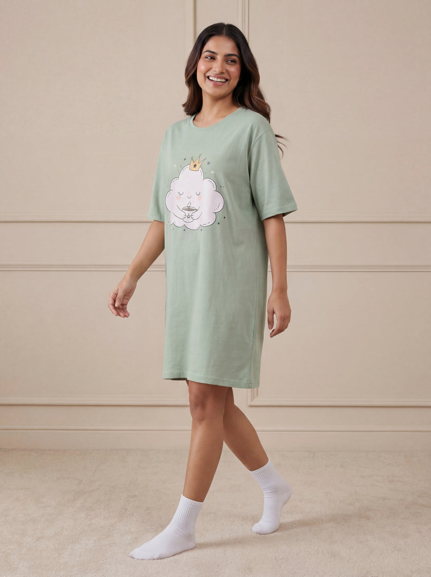 Oversized Cloud Switchover Tee