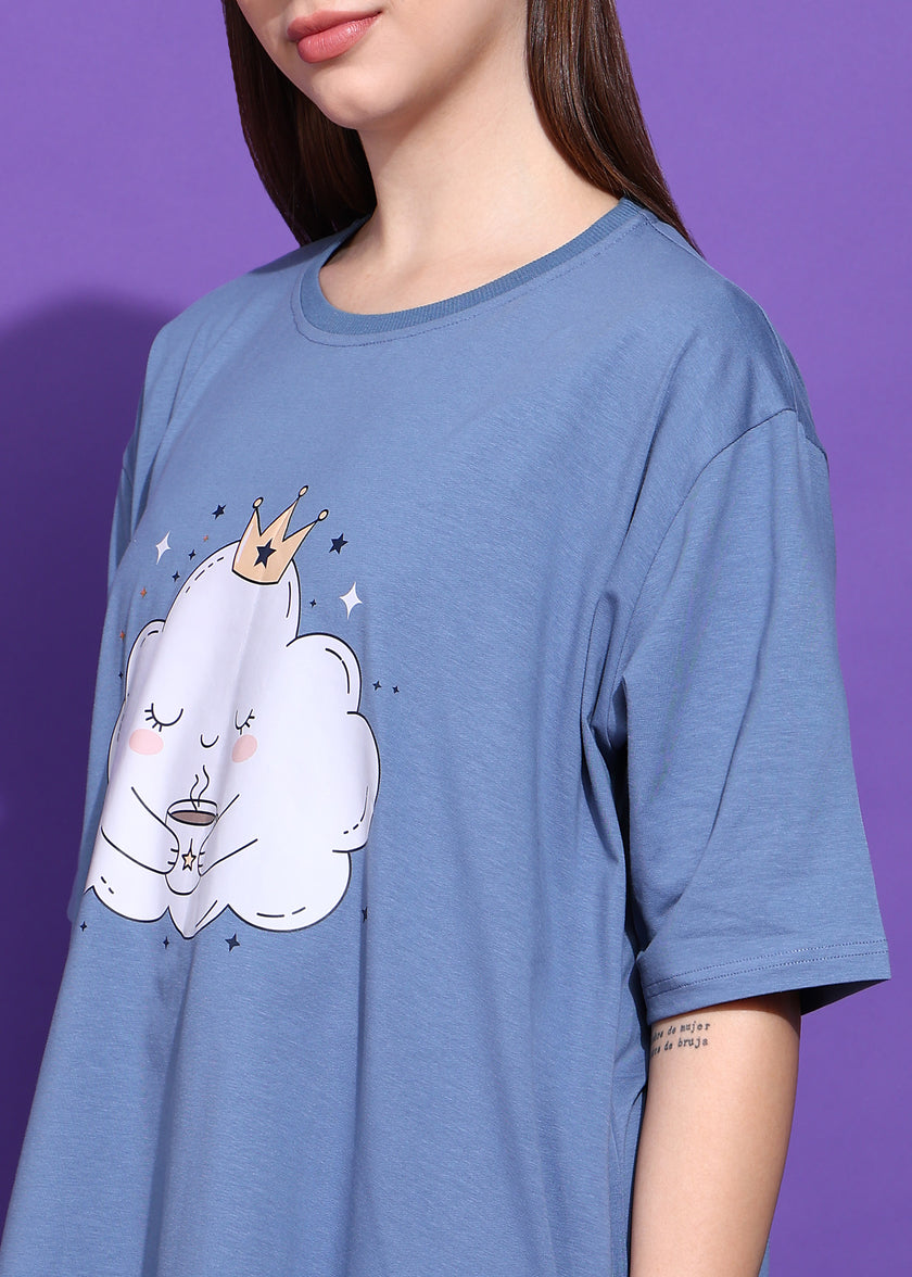 Oversized Cloud Switchover Tee