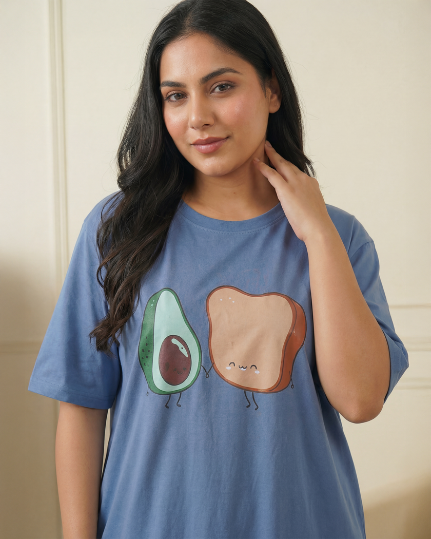 Oversized Avocado Switchover Tee