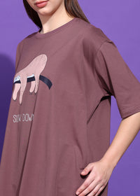 Oversized Sloth Switchover Tee