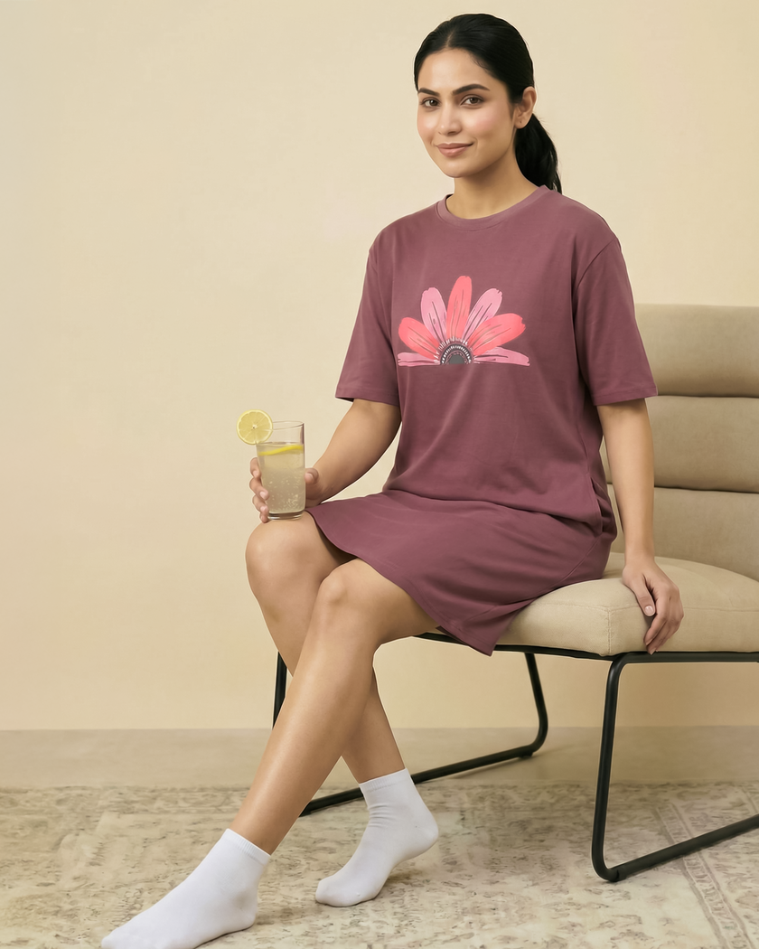Oversized Flower Switchover Tee