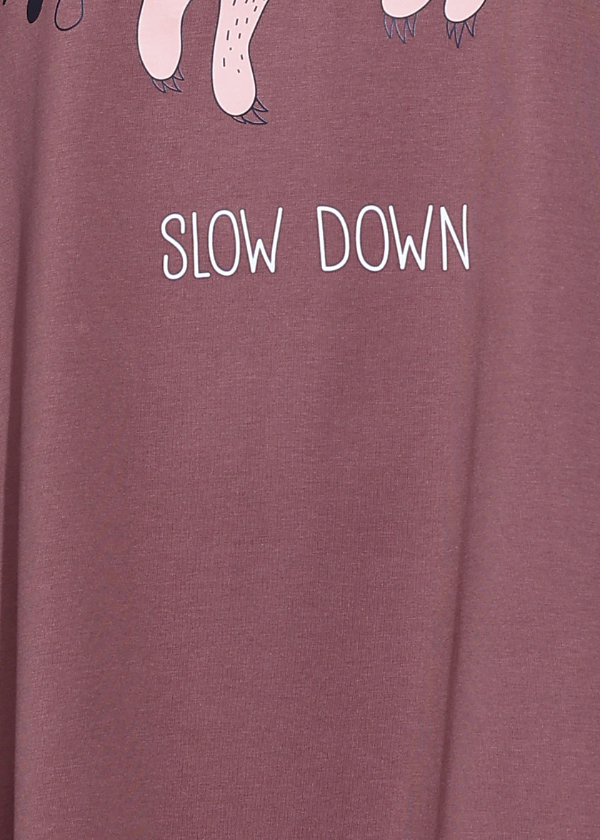 Oversized Sloth Switchover Tee