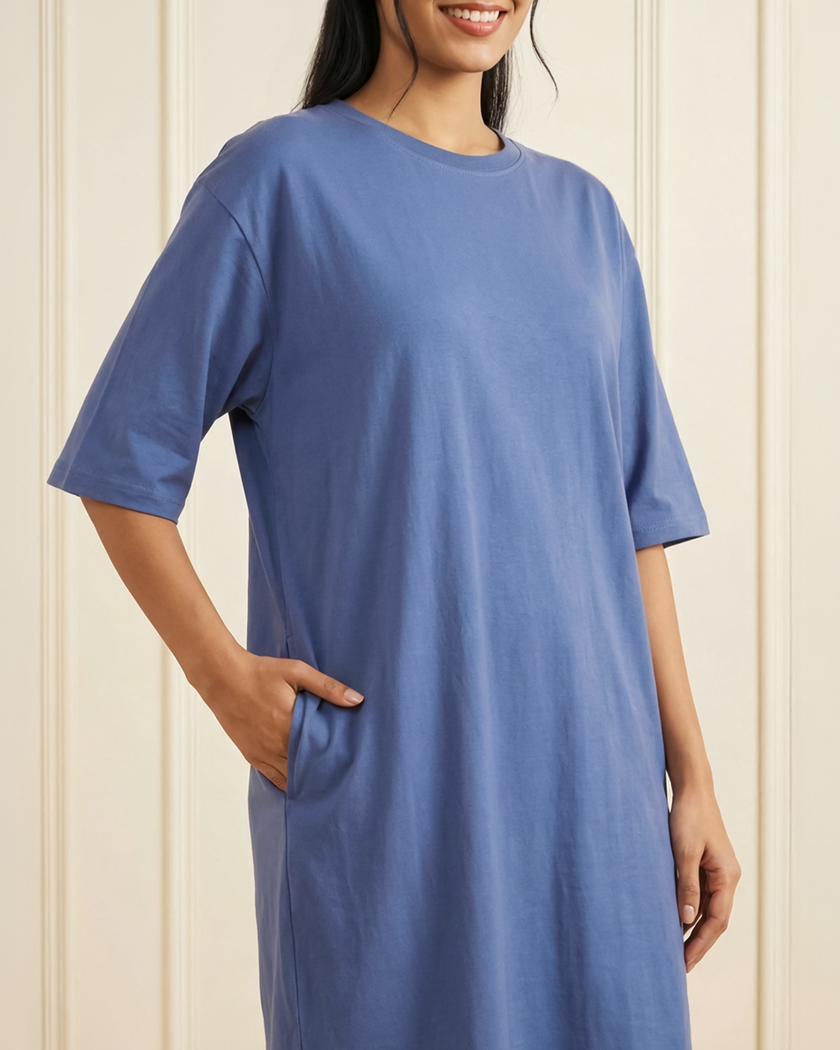 Oversized Solid Switchover Tee