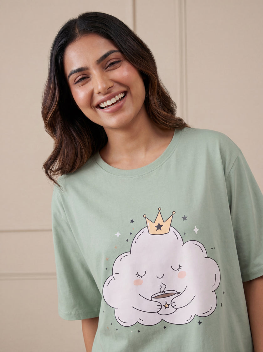 Oversized Cloud Switchover Tee