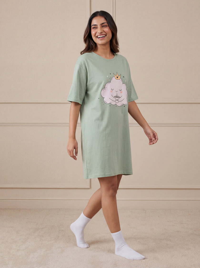 Oversized Cloud Switchover Tee
