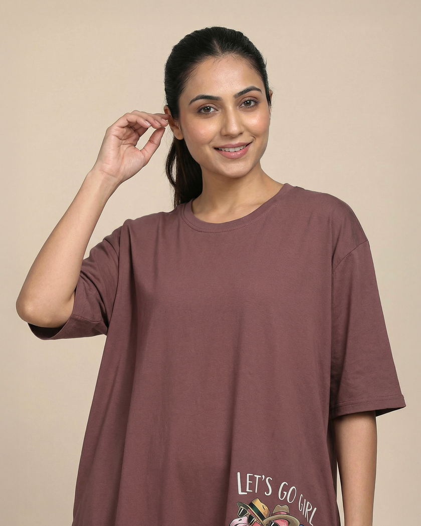 Oversized Go Girls Switchover Tee