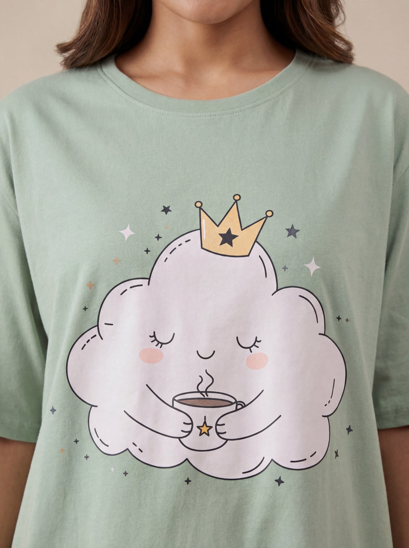 Oversized Cloud Switchover Tee
