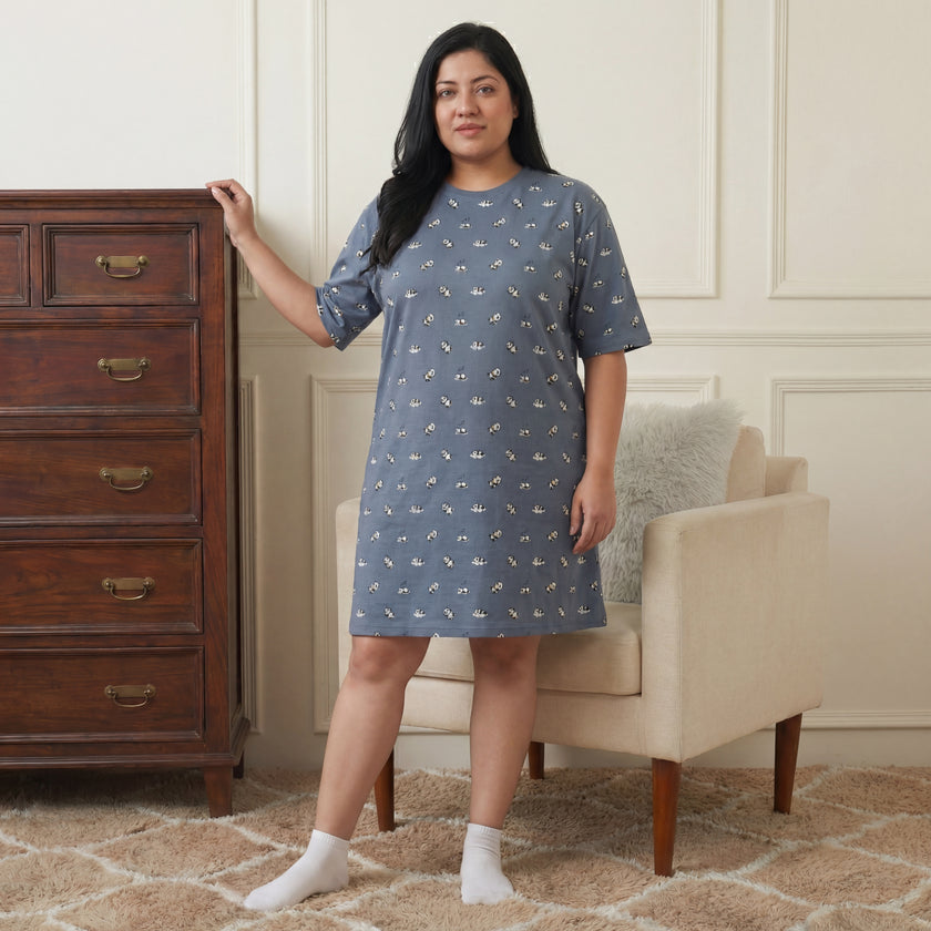 Blue Panda Oversized Tees