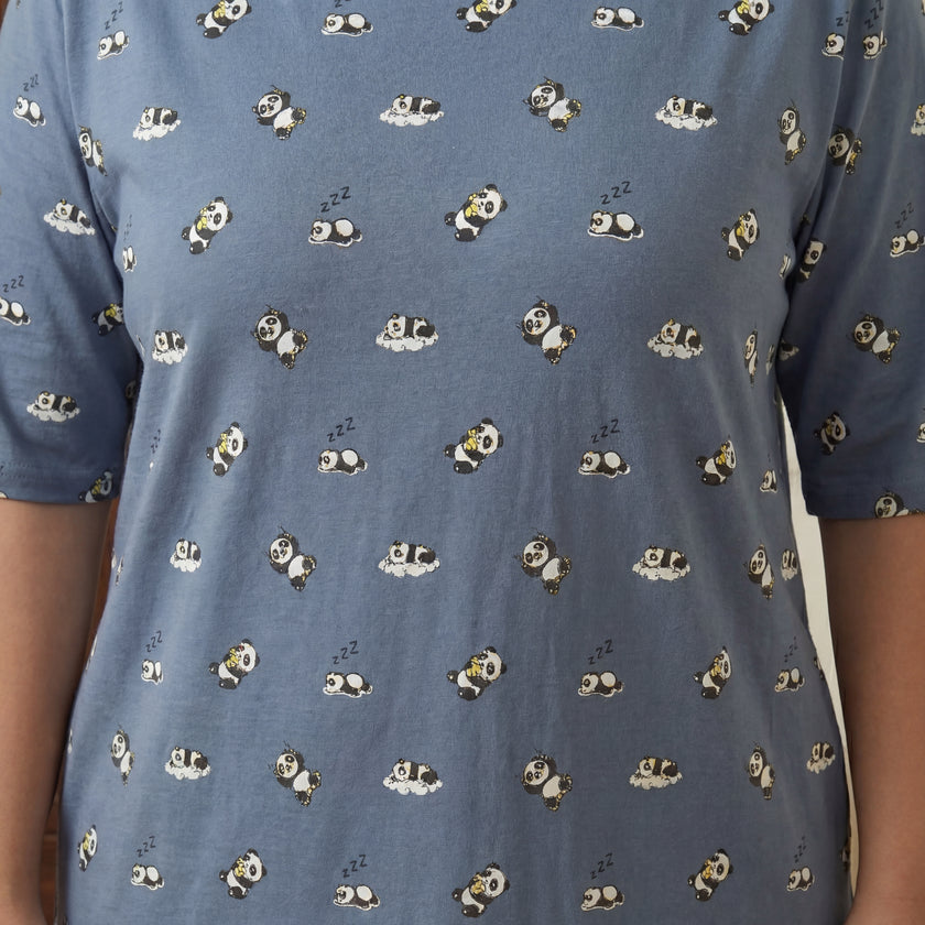 Blue Panda Oversized Tees
