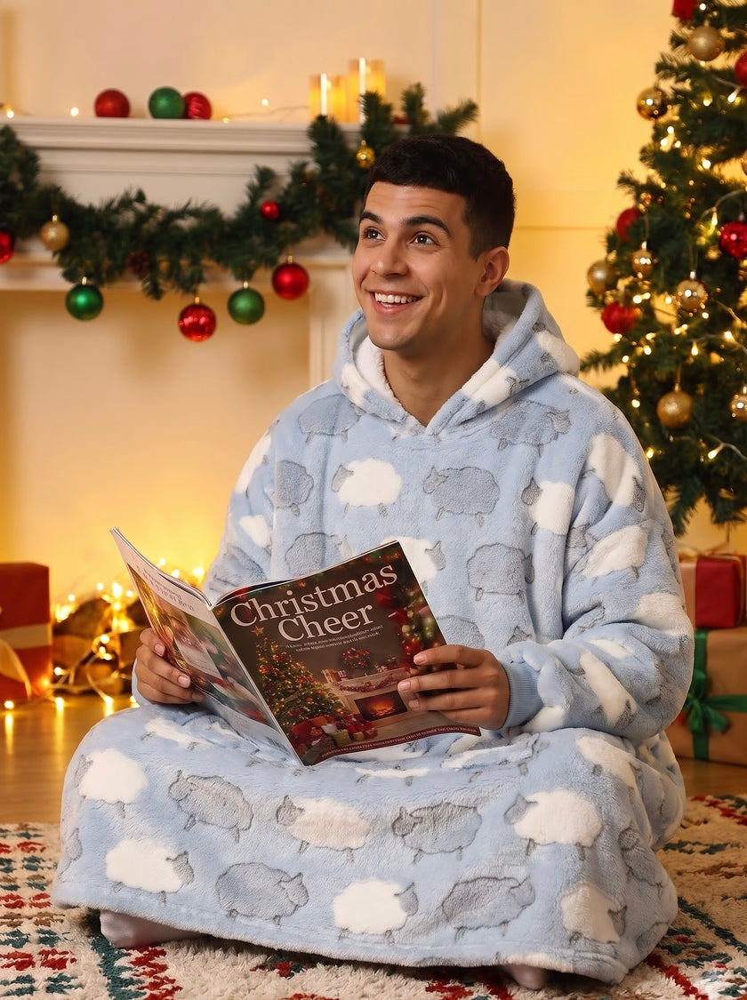 Cozy Sheep Unisex Wearable Blanket Hoodie