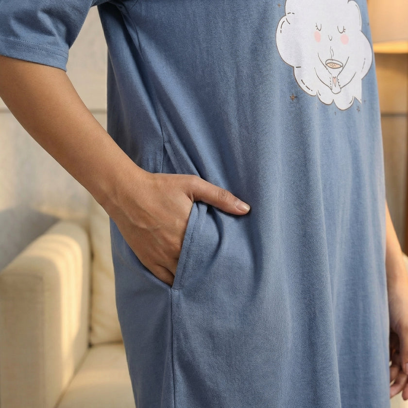 Oversized Cloud Switchover Tee