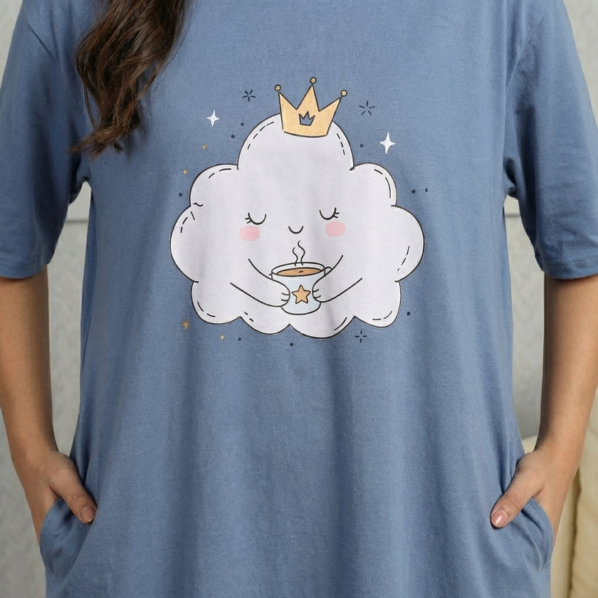 Oversized Cloud Switchover Tee